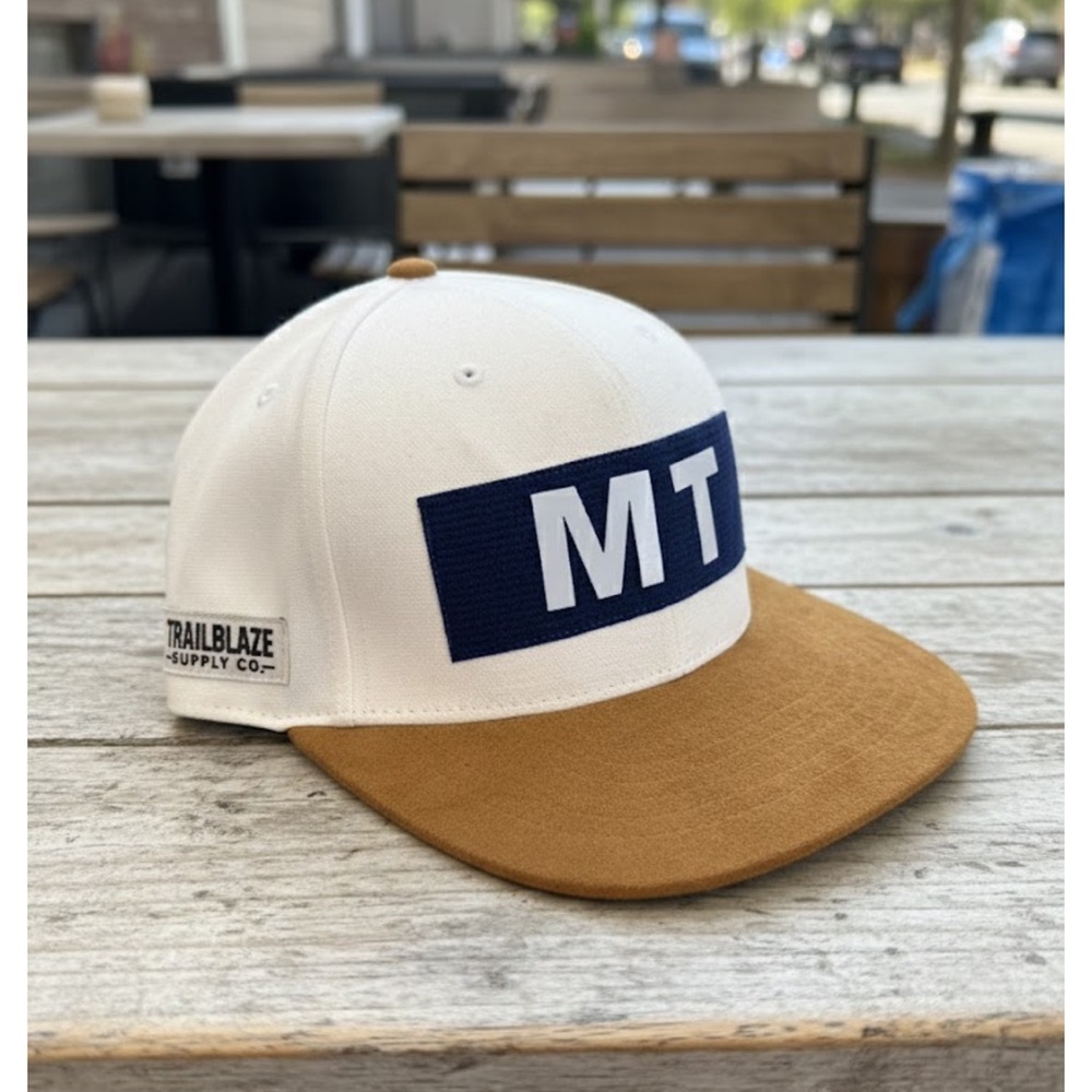 MT White and Tan Cap